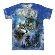 3D футболка "Волки"