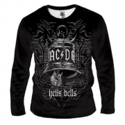 Чоловічий 3D лонгслів AC/DC Hells Bells