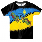 Детская 3D футболка с Украинской символикой