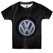 Детская 3D футболка с логотипом Volkswagen