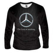 Чоловічий 3D лонгслів Mercedes-Benz - The best or nothing