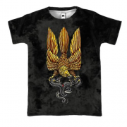 3D футболка с птицей гербом Украины (2)