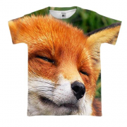 3D футболка з лисицею котра мріє