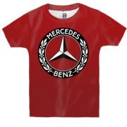 Детская 3D футболка со старым логотипом Mercedes Benz