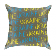 3D подушка Ukraine (напис)