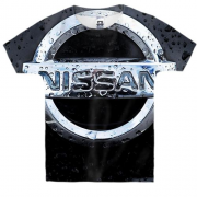 Детская 3D футболка с логотипом Nissan