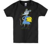 Детская футболка с крысой и сыром