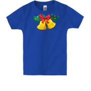 Детская футболка с новогодними колокольчиками 2