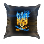 3D подушка Огненный герб (2)
