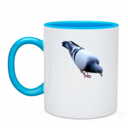 Чашка с голубем