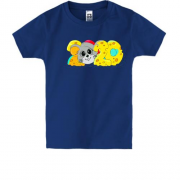 Детская футболка с крысой и надписью 2020