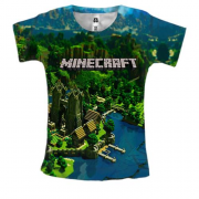 Жіноча 3D футболка Minecraft