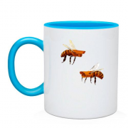 Чашка с пчелами камерами