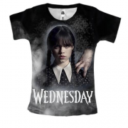 Жіноча 3D футболка Wednesday та Thing