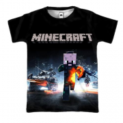 3D футболка "Minecraft x Battlefield"