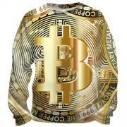 3D свитшот с золотым Bitcoin