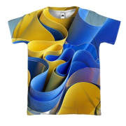 3D футболка "Ukraine colors"