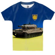Детская 3D футболка "Украинский Леопард"