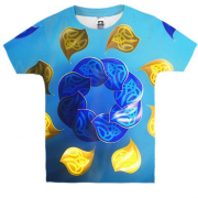 Детская 3D футболка "Ukraine defender"