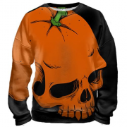 3D світшот Skull-Orange