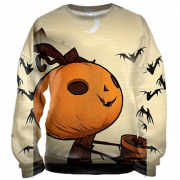 3D свитшот Halloween pumpkin and bats