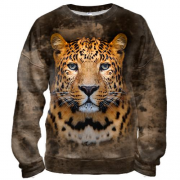 3D свитшот "Леопард"