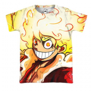 3D футболка Луффи "Бог Солнца Ника"