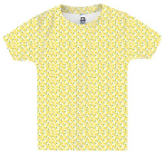 Детская 3D футболка с лимонами (2)