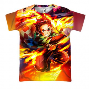 3D футболка Танджиро Камадо, Танец бога огня