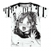 3D футболка Manga-girl Ahegao