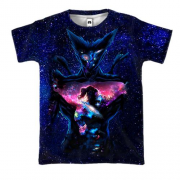 3D футболка Garou, Galaxy - One Punch Man