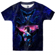 Детская 3D футболка Garou, Galaxy - One Punch Man