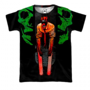 3D футболка Дендзі демон - Людина-Бензопила