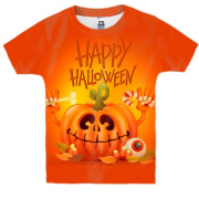 Детская 3D футболка Happy Halloween 2