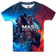 Детская 3D футболка Mass Effect, art