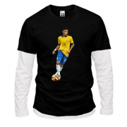 Лонгслив комби  с Neymar Brazil