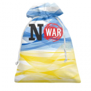 Подарочный мешочек No War In Ukraine