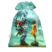 Подарочный мешочек Робот и девочка Любовь
