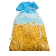 Подарочный мешочек с пшеничным полем