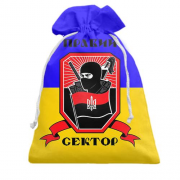 Подарочный мешочек с Правым сектором и флагом Украины