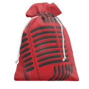 Подарочный мешочек с красным микрофоном