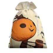 Подарунковий мішечок Halloween pumpkin and bats