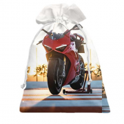Подарочный мешочек Red motorcycle