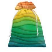 Подарочный мешочек Rainbow waves