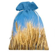 Подарочный мешочек с колосками пшеницы