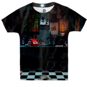 Детская 3D футболка Комната охраны - FNaF