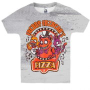 Детская 3D футболка Пиццерия Фредди Фазбера - FNaF