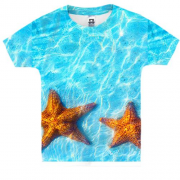 Детская 3D футболка с морской звездой