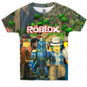 Детская 3D футболка Персонажи миров - Roblox