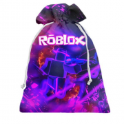 3D Подарочный мешочек Roblox, неон